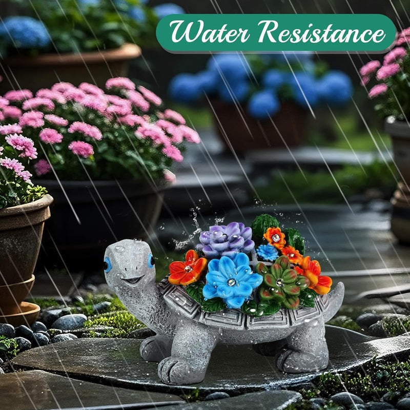 linkax Valentines Day Gifts for Her, Garden Turtle Birthday Gifts for Grandma Mom Women Sister, Solar Lights Outdoor Home Garden Decor for Outside Yard Patio Easter House Warming New Home Presents - Image 5
